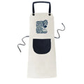 Apron Sports Linen Vitality Music Kitchen Pinafore Sounds BBQ Adjustable Pocket Bib Energy Cotton