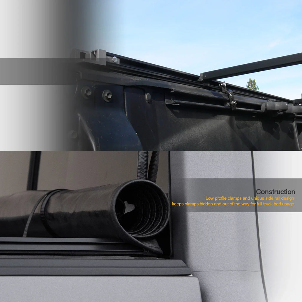 For And 2019-2022 Up 1500 ( Black - Tonneau Short Ram design Feet Roll 68.4" 5.7 New Stehlen Bed 733469493334 Body ) Lock Cover