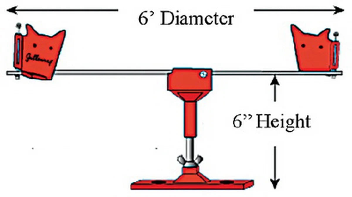 with Bird Boat 6' Mount System Deck Deterrent Gullsweep GS-1
