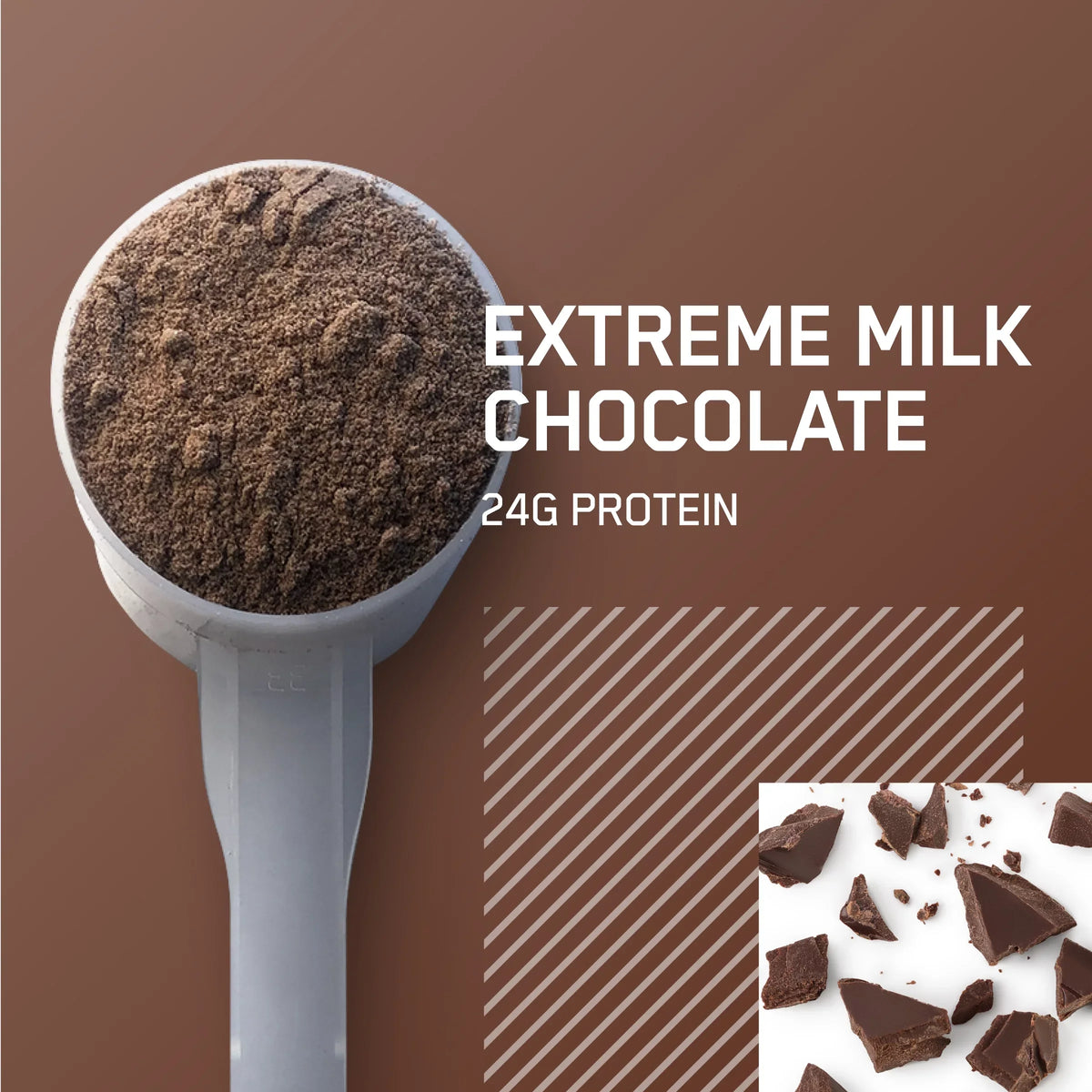 28 100% Chocolate, Protein, Gold lb, Optimum Servings Protein Nutrition, 2 Milk Powder, Extreme Whey 24g Standard