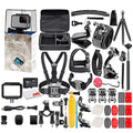 GoPro and 64GB Sd Bundle Camera White with Fully Video, Stabilization HD with Action 10MP Micro 50 Photos, Loaded Card and Kit Accessory Screen, - Waterproof Piece - Full - HERO7 Touch