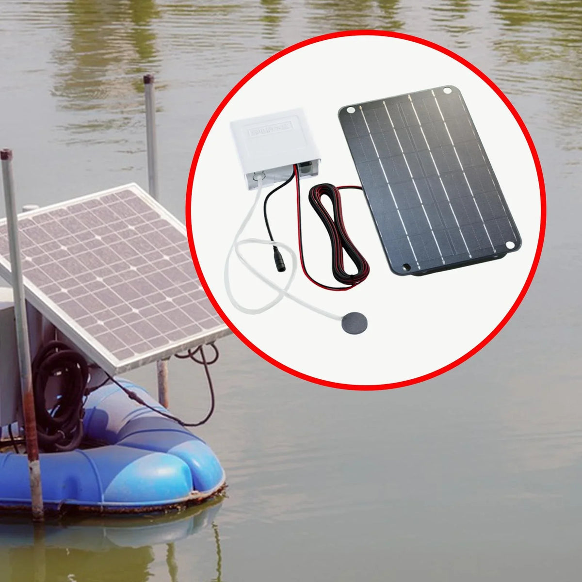 Pump,Aquarium Silent Solar for Aerator Friendly,6V Hydroponics Pond Eco Solar Colaxi Pond Pump Oxygenator Powered Air Pump Solar Air