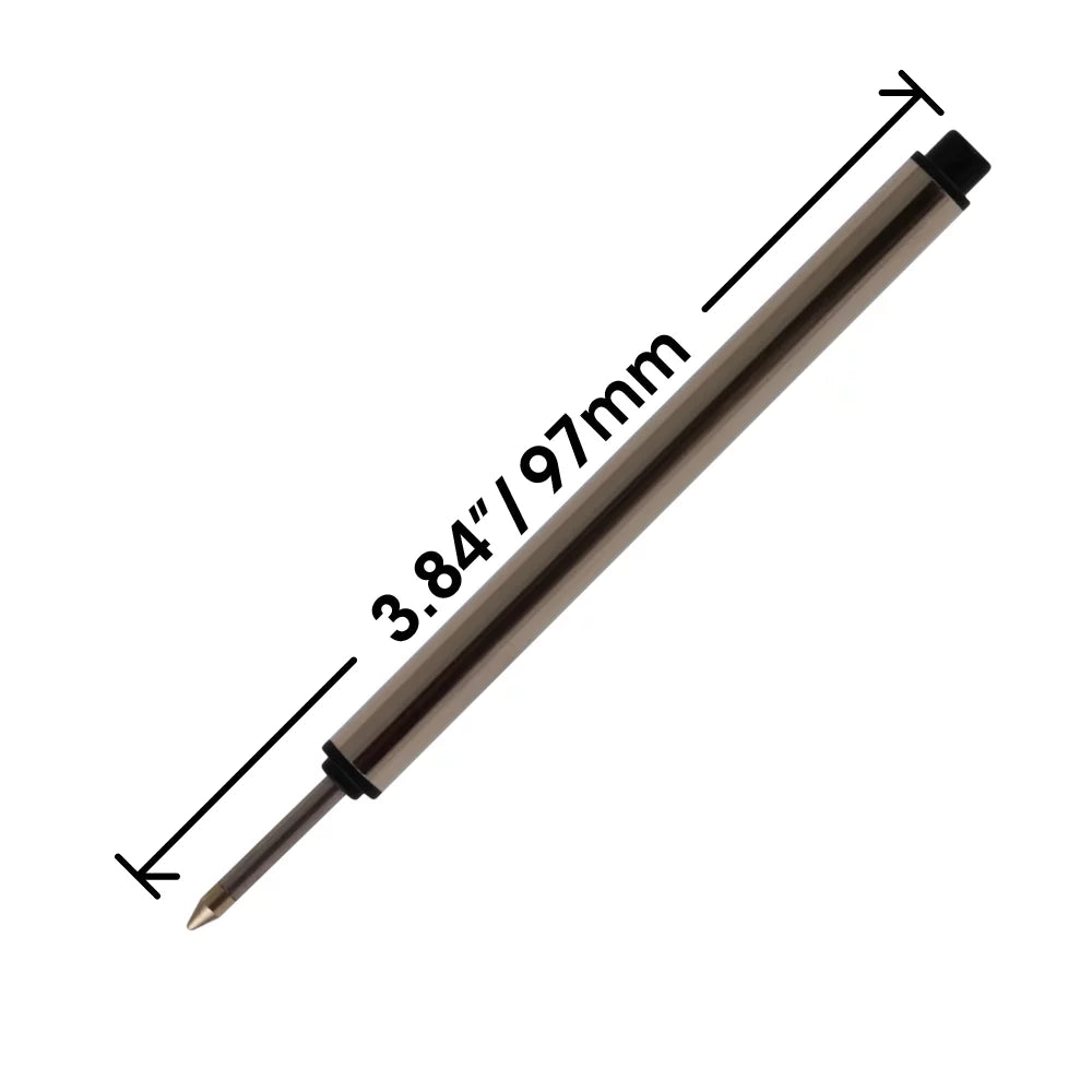 / Measures Pen mm Blue Refill Long in - 97 12 Rollerball 3.84 113778 - - Capless Replacement for Montblanc Jaymo
