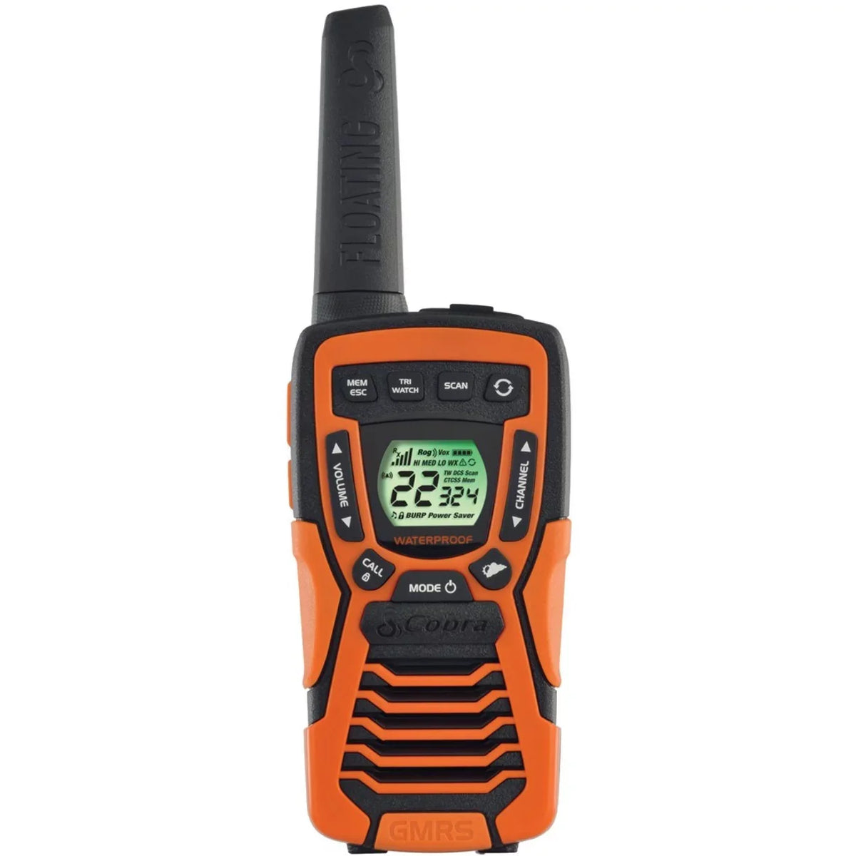 Way 37-Mile Walkie FLT Range Pack Two Rechargeable, Floating Waterproof, ( VOX NOAA with Alert COBRA to climate Radio up 2 Talkies- ) Long ACXT1035R &