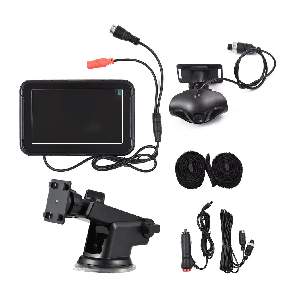 Facing High Inch 5 Camera Seat, Wide View, 150° Night Mirror Car Dcenta Rear for Display, Resolution Baby Vision-Invigilator