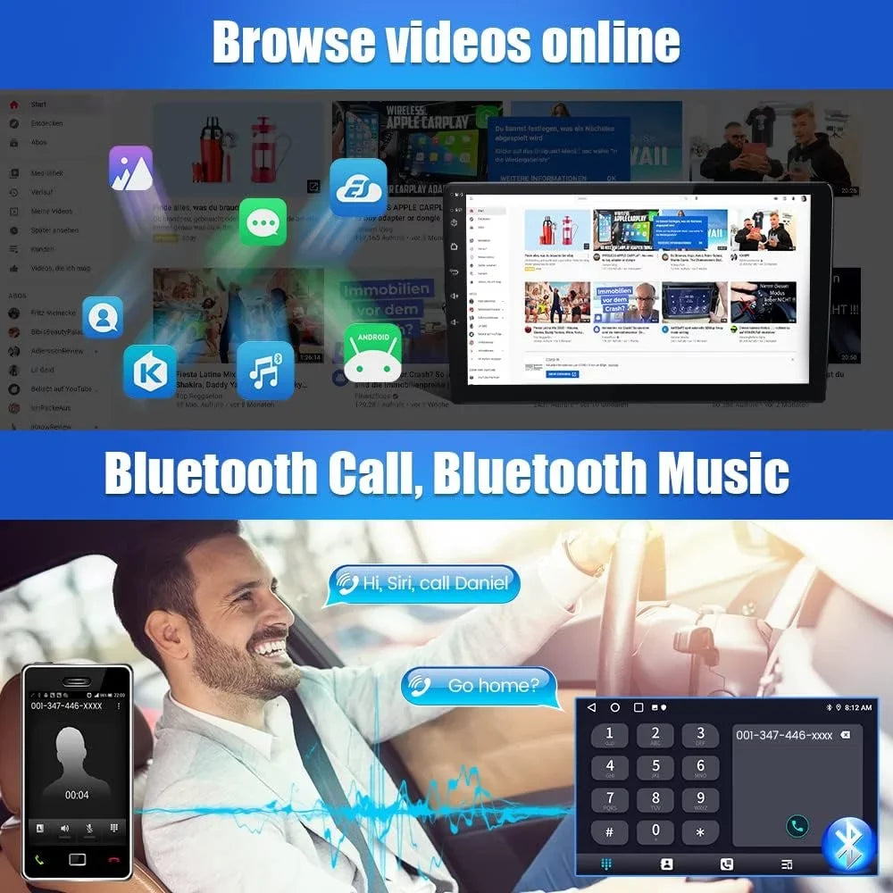 Car Pilot Wireless Bluetooth 2008 DSP GPS Android with Auto Radio 2006 FM/RDS SWC Honda Wifi 2005 Stereo Carplay 2007 for Awesafe