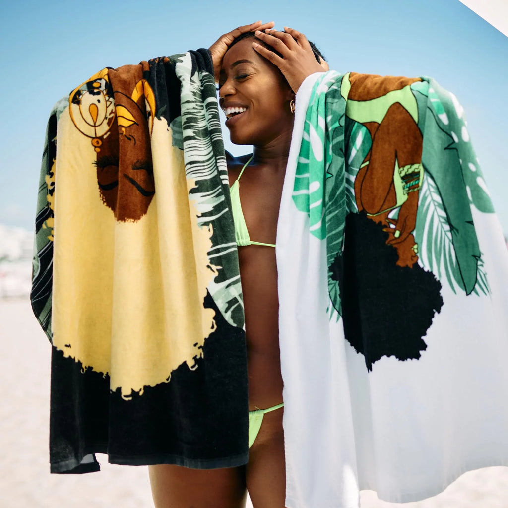 Large for Plush Cotton 30" Ziggy 1 60", Beach x Women, Fro Towel My Piece Pardon