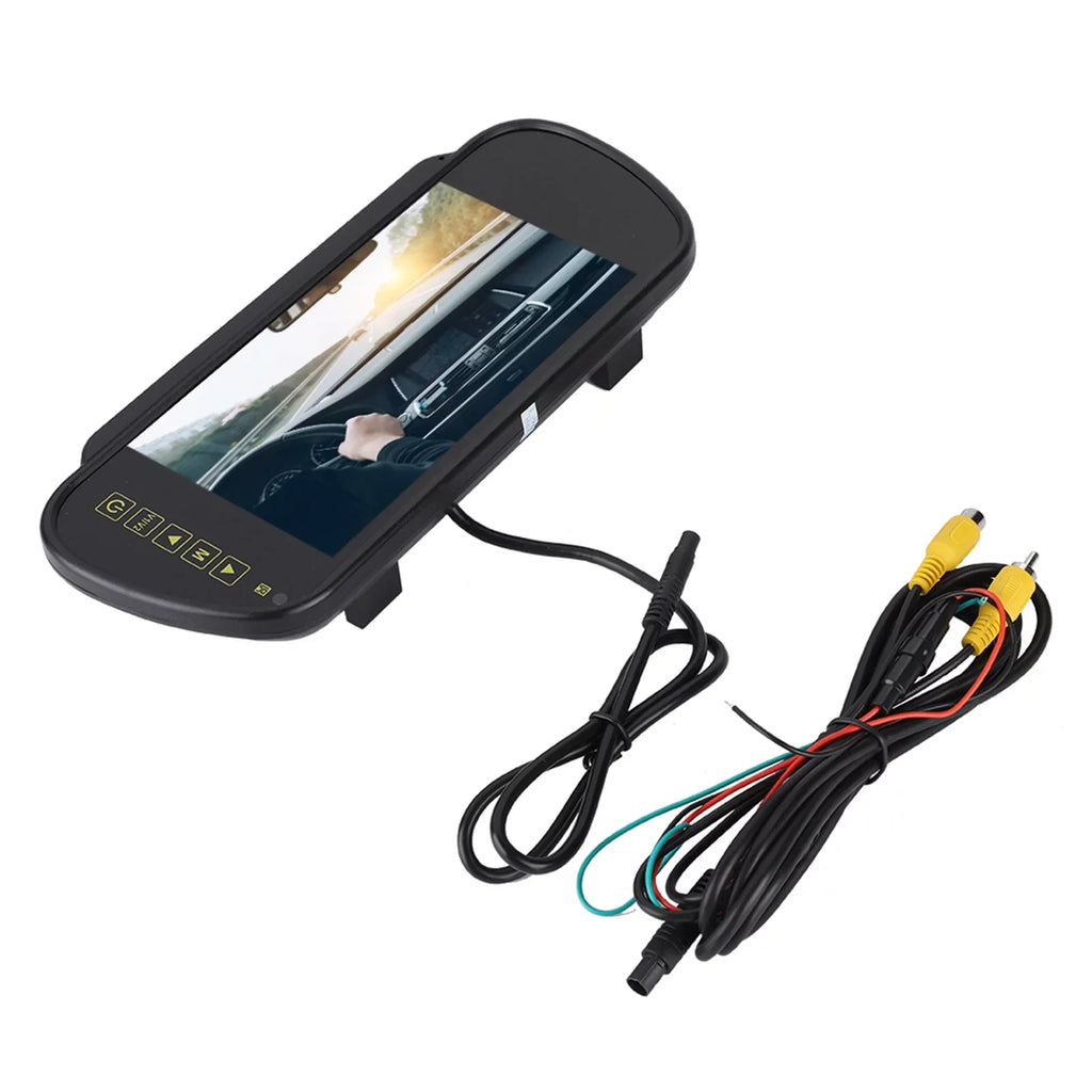 Auto Camera Mirror-7inch With Mirror Car Durlclth Bracket Rearview View Dimming Rearview Monitor LCD Rear