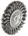 Stem, Knot Made Wheel, Wire 4" .014" Fill, the Stem-Mounted USA 17687 1/4" Steel Weiler in