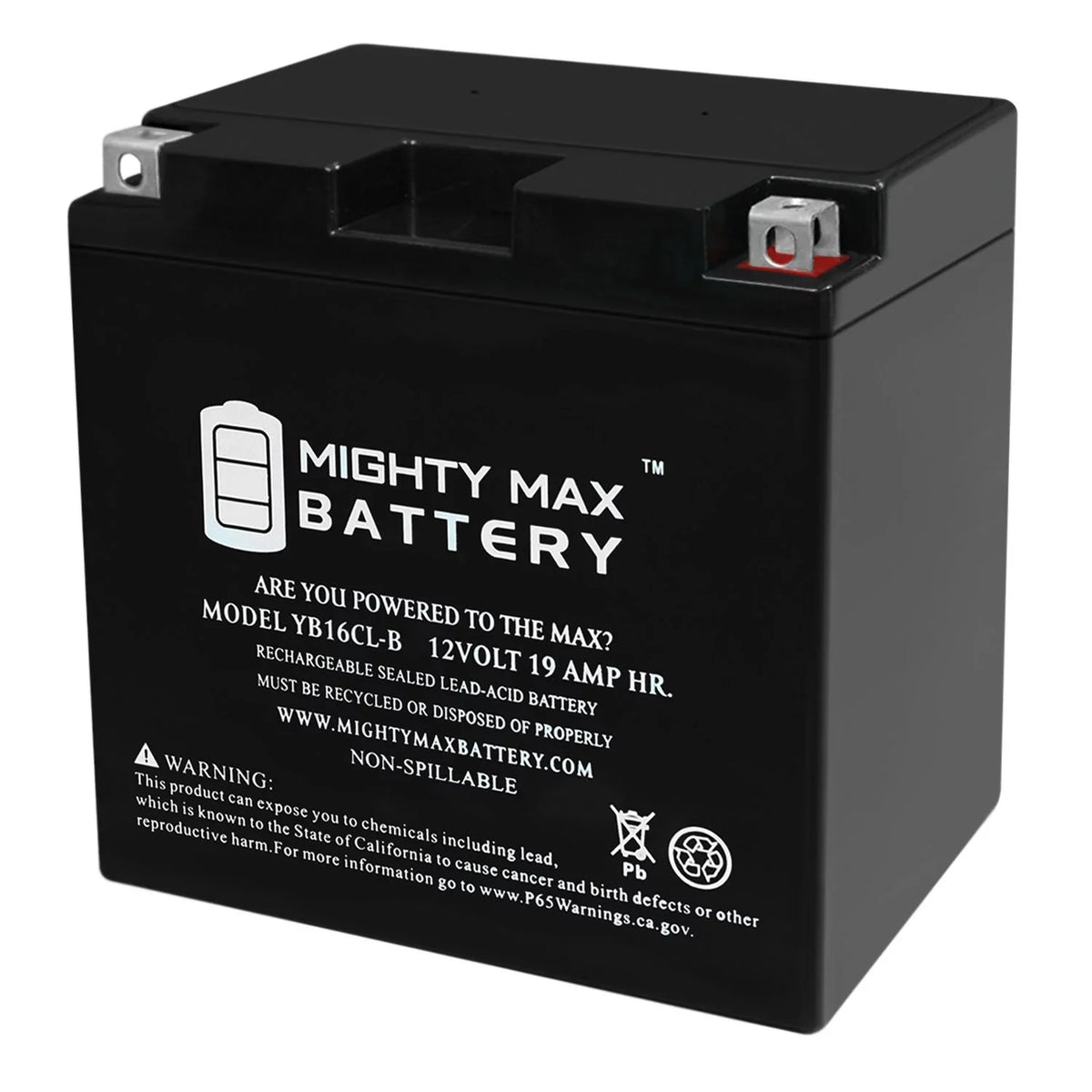 (2009 19AH Yamaha FX, 1800cc 12V YB16CL-B - for Battery FRZ 2012)