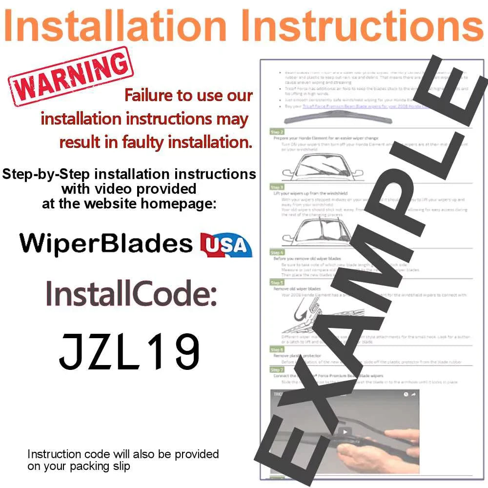 Cadillac of Wiper Wipers 2019 w/Rear 3) Beam (Set XT4 Blade