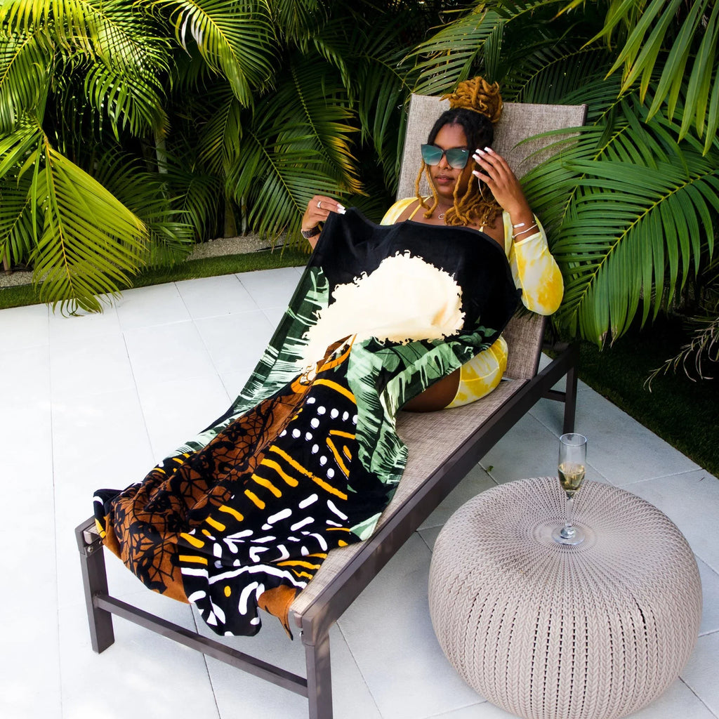 Large for Plush Cotton 30" Ziggy 1 60", Beach x Women, Fro Towel My Piece Pardon