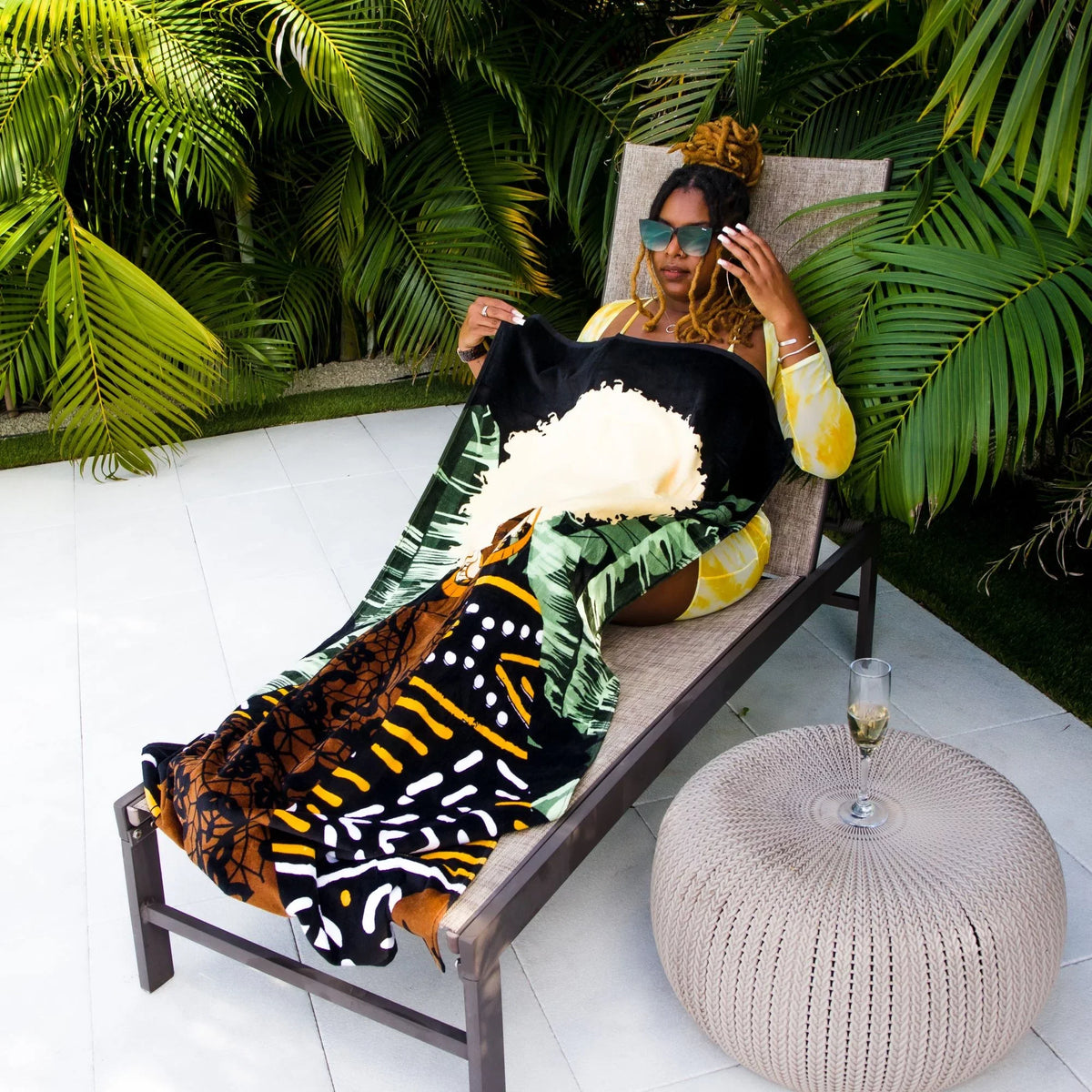 Large for Plush Cotton 30" Ziggy 1 60", Beach x Women, Fro Towel My Piece Pardon