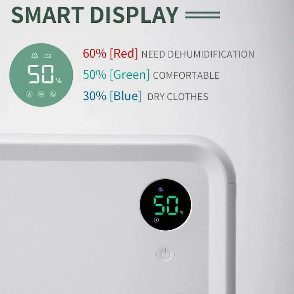 2L Medium for Dehumidifier with Basements 30 liquid Auto 3,000 Ft. Sq. Tank, Pint Rooms or Dehumidifier and Large Manual to Churanty Drain,
