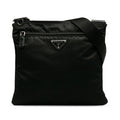 Authenticated Black Pre-Owned Nylon Tessuto Prada Crossbody Fabric Unisex (Good) Bag Crossbody
