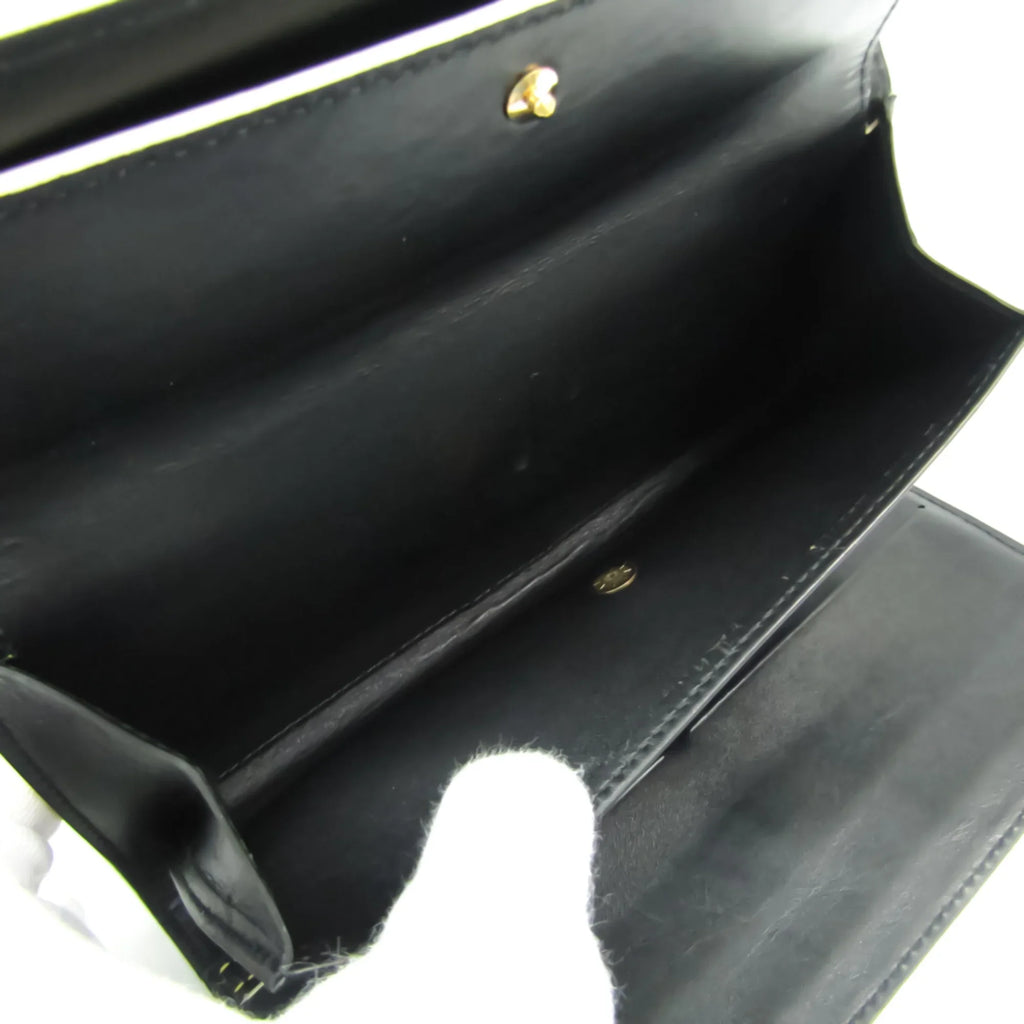 (Good) International Suhali Wallet Leather Tresor Women's Pre-Owned Porte Suhali Long M91836 (bi-fold) Noir