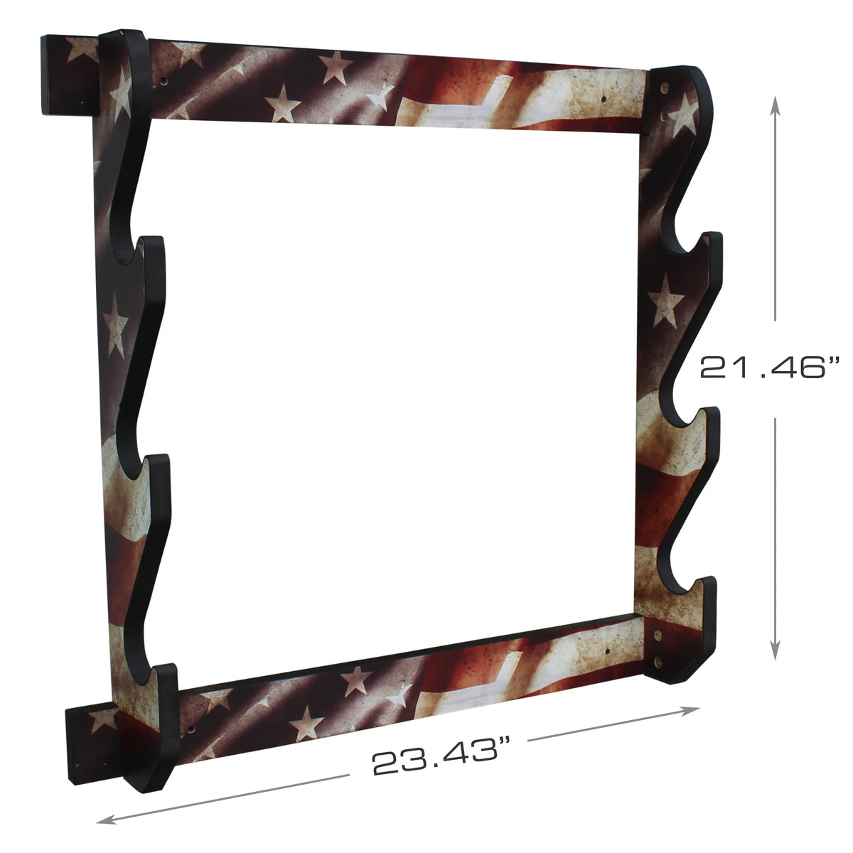 Finish Assembly - Indoor 3 Easy Rack Convenient Creek Americana Display Rush Rifle/Shotgun Storage Wall Creations