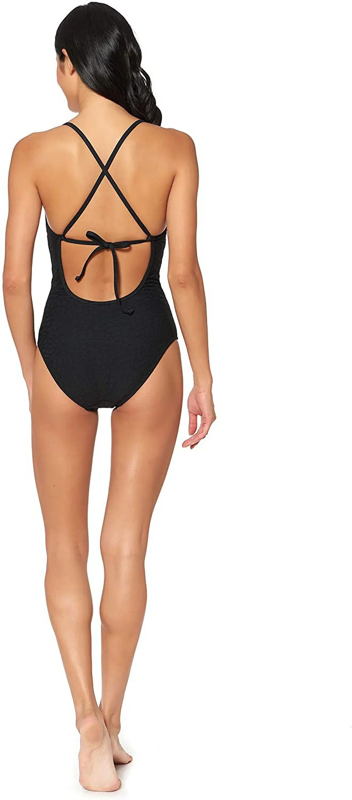 Swimsuit, Small Simpson Jessica Rose One-Piece Bay Textured BLACK US