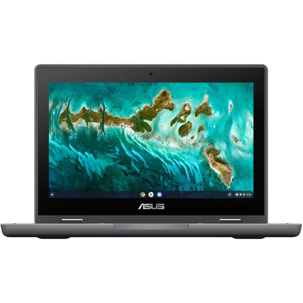 SSD, 11.6" Flip Celeron Asus Chromebook CR1100FKA-YZ184T 64GB N5100, ChromeOS, Touchscreen, Intel