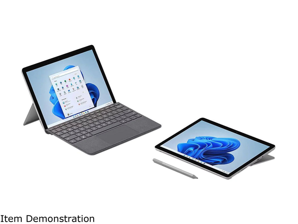 Point Intel Windows Core 10 Surface RAM, 3 Multi-Touch, Platinum, 128GB 10.5" 8GB Microsoft i3-10100Y, 8VC-00001 Go Display, Pixel 11, SSD, Sense