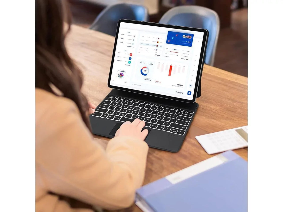 Backlit 6th 2020 Gen Cover / Gen 2022 Trackpad Keyboard - 4th / 12.9 Magnetic 2018 iPad Magic Smart Keyboard Pro Gen for / Gen 5th 3rd Stand 2021