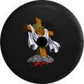 Wrangler Camera Wooden Cover Jesus Cross RV Jeep Backup Kingdom of God Spare JL 2018 for 32 Tire Christ 2019 Blessed Inch