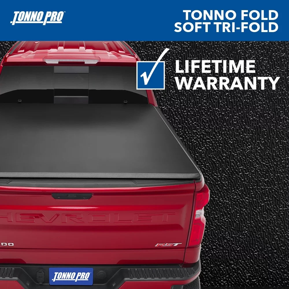 Fits Cover Tonneau Tonno Folding 42-318 Ranger 1" | 6' 2023 Pro (72.7") Soft Bed Bed | Tonno 2019 - Truck Fold,
