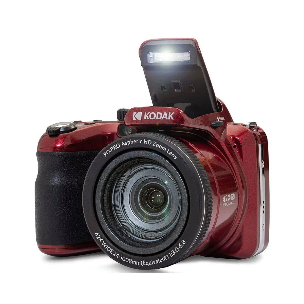 32GB and AZ425 with PIXPRO Card Zoom Astro (Red) Battery Camera Kodak