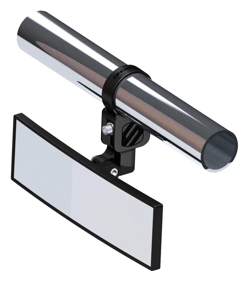 1.85” Scosche PSM21009-185 with Tube Mirror Clamps BaseClamp Panoramic View 9”