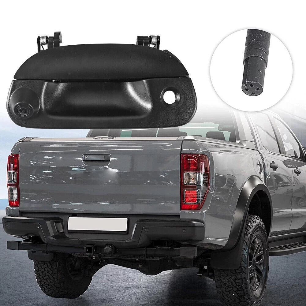 Rear Kit Handle Backup 97-07 View FIT Wiring F250 F150 Tailgate Camera w/ & Paddsun