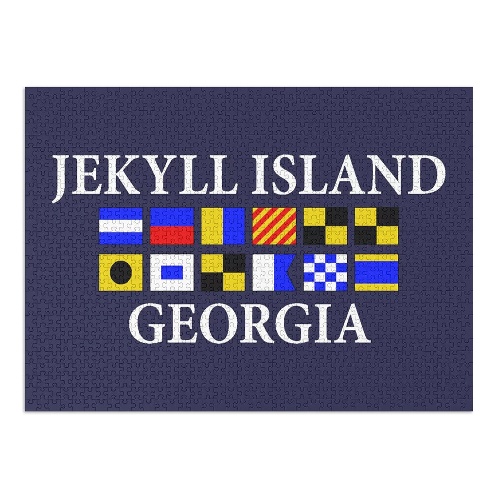 Challenging USA) in Nautical for Flags Piece 19x27, Georgia, Adults Puzzle and Jekyll Island, Made dimension Family, (1000 Puzzle, Jigsaw