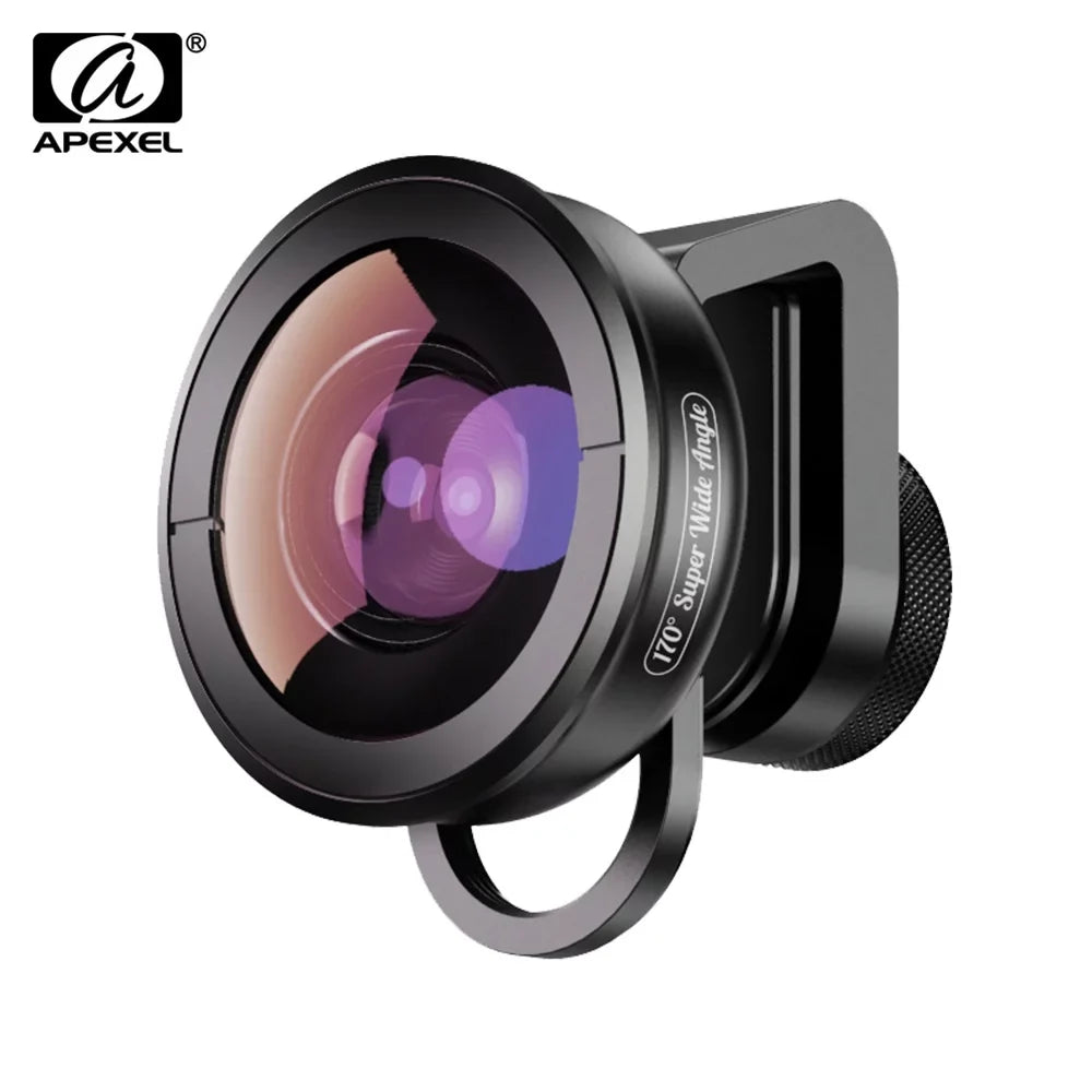 Wide Smartphone Lens HD5SW 170° APEXEL Super for Lens Smartphones Lens Single Dual for Galaxy Pixel Angle APL /