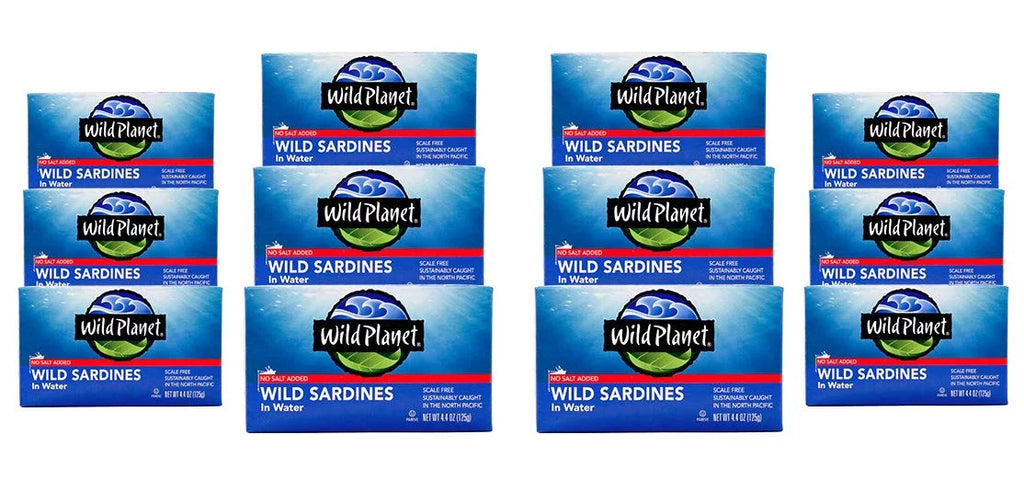 Planet - Sardines Of 4.375 12 - liquid Wild In Oz. Case