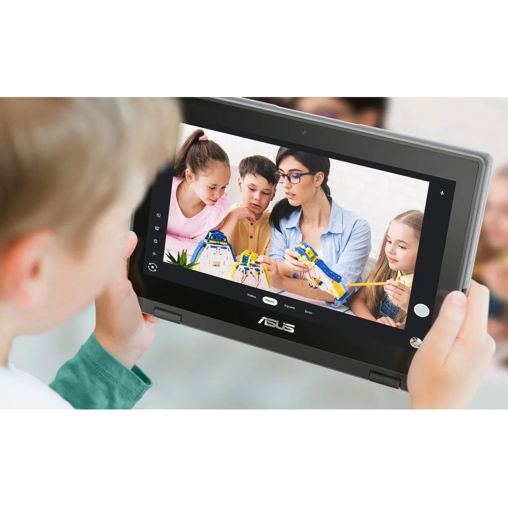SSD, 11.6" Flip Celeron Asus Chromebook CR1100FKA-YZ184T 64GB N5100, ChromeOS, Touchscreen, Intel