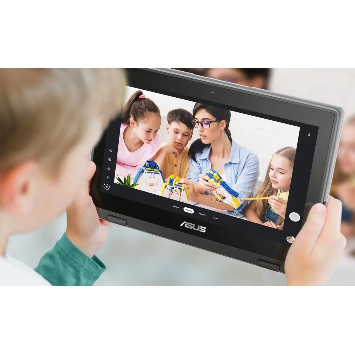 SSD, 11.6" Flip Celeron Asus Chromebook CR1100FKA-YZ184T 64GB N5100, ChromeOS, Touchscreen, Intel