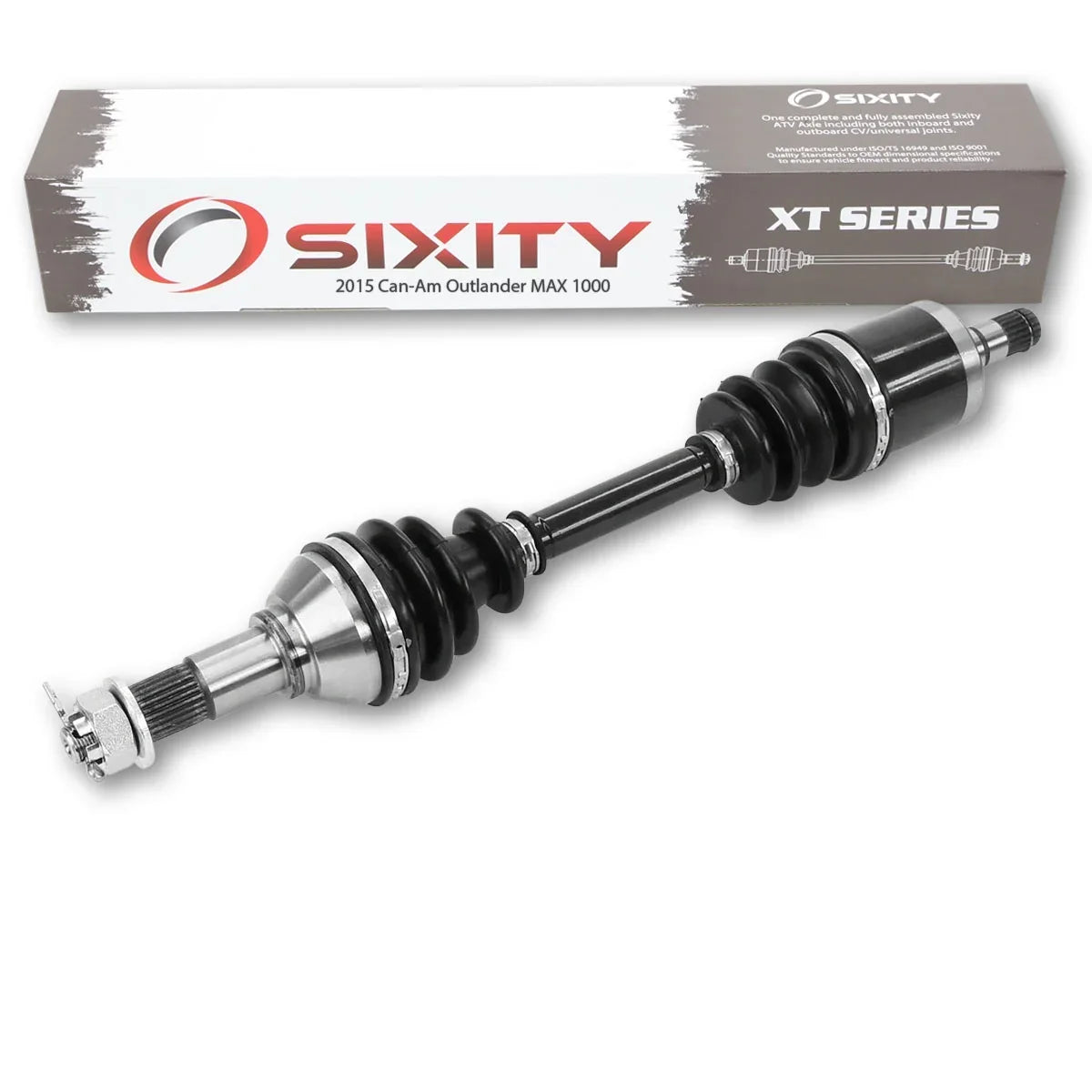 compatible LTD 1000 MAX Front Outlander Left Axle Sixity 4X4 STD Can-Am 2015 - EFI with XT