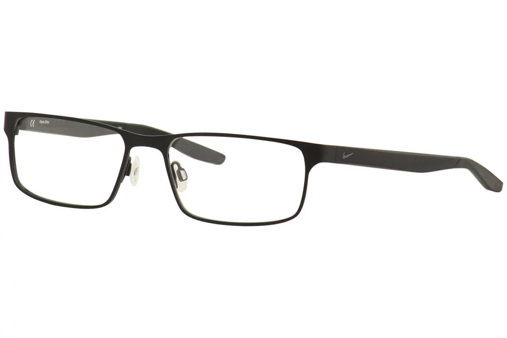 8131 Black 55mm 001 Eyeglasses Optical Satin Frame Men's Full Rim