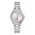 Women's Tide Steel Silver Watch Classic Alabama Crimson Bulova Sport Stainless