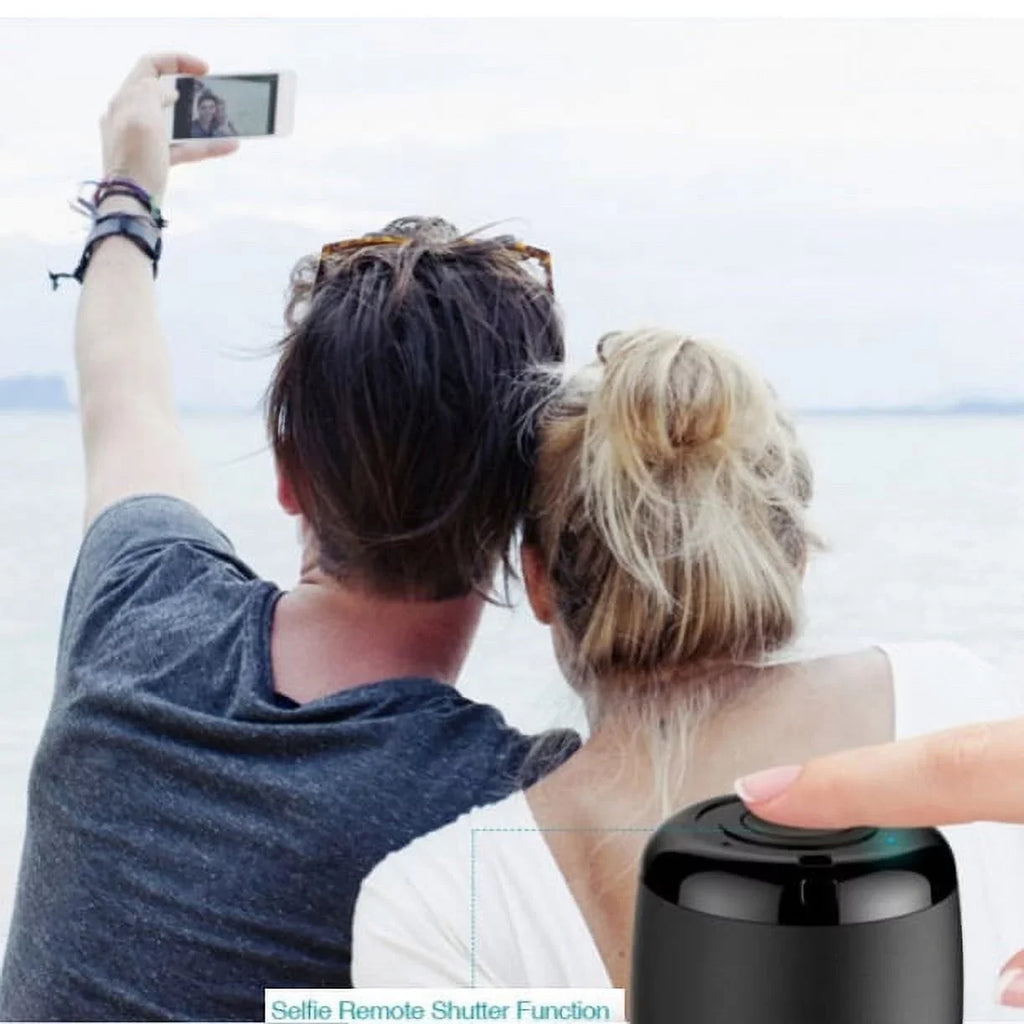 Silver Audio - Mini 15/Pro/Max/Plus Multimedia Hands-free Remote Speaker 15/Pro/Max/Plus Wireless Shutter iPhone Microphone Rechargeable for iPhone for