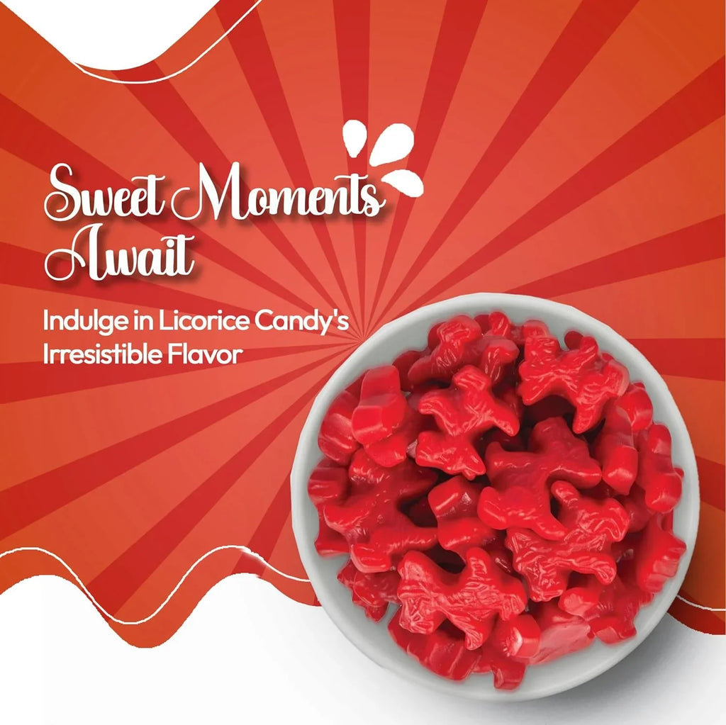 Pound Licorice - Candy - - 1 - Dogs Licorice Red Candy - Australian Bulk Candy Liquorice Strawberry Scottie Red Licorice Licorice