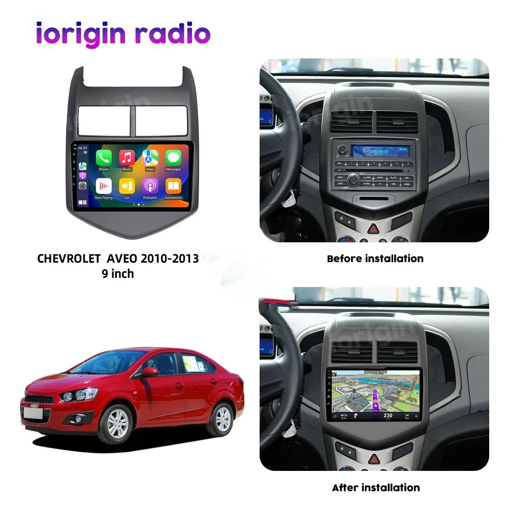 4G+64G Chevrolet GPS BT Radio Sonic Carplay For Aveo WIFI 2011-2015 Android Car