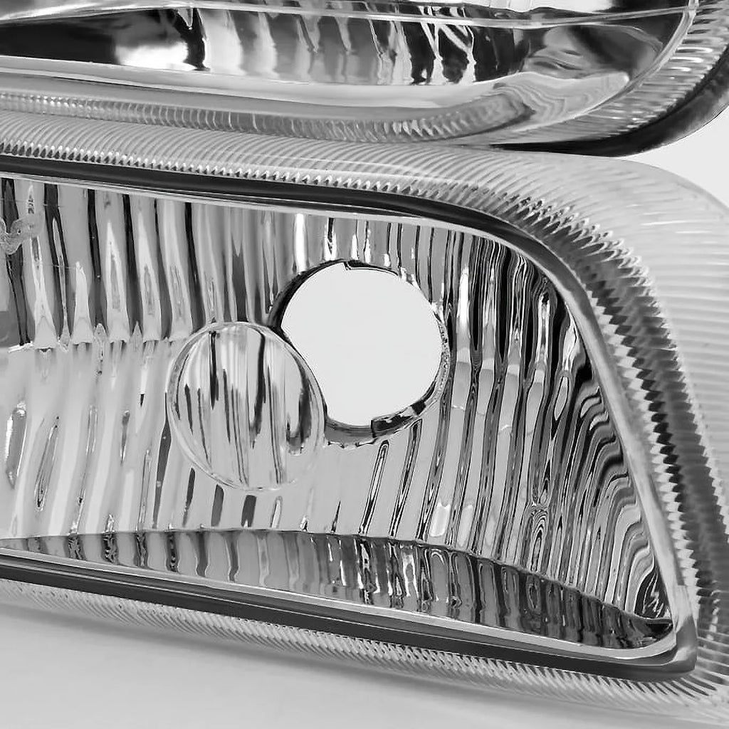 With For Headlights Pair | Tahoe 00-06 Replacement Bumper - | Lights 99-02 Corner Set Silverado AKKON Chevy Suburban Clear