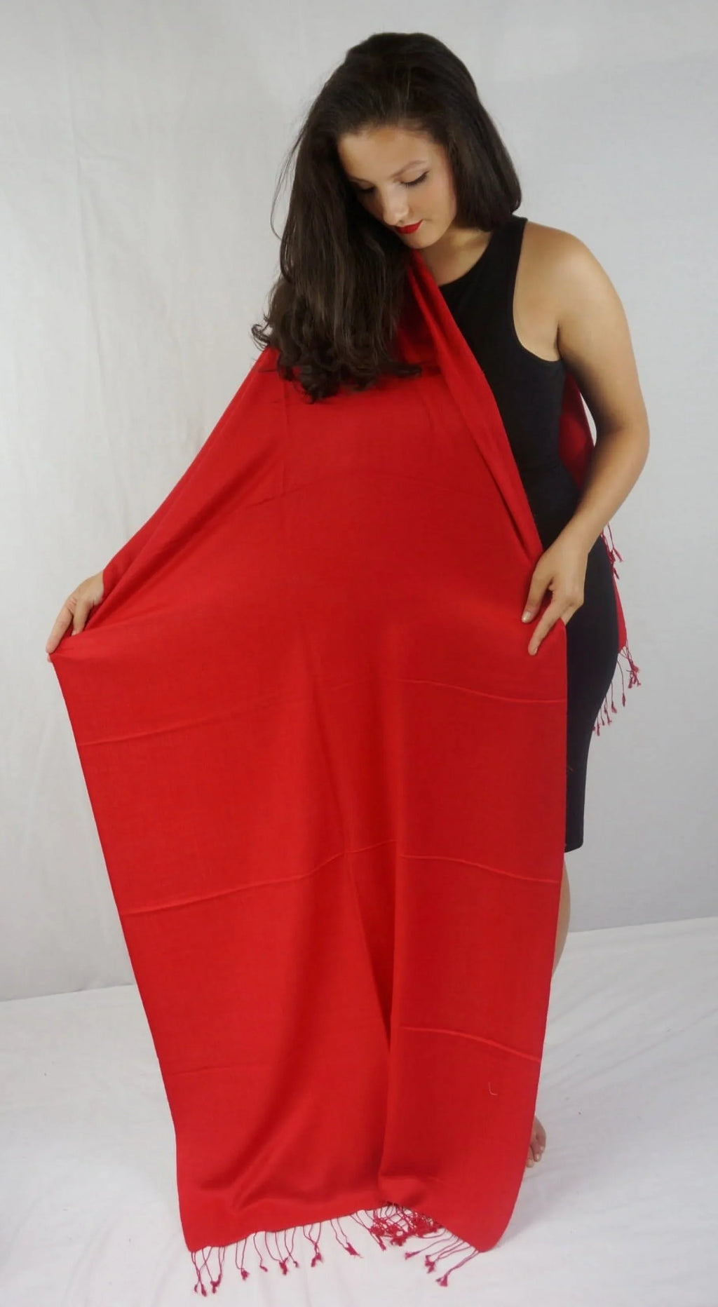 Scarf/Scarves/Shawl/Shawls/Stole/Wrap/Pashmina Red) (Lipstick Scarf/Wool/Silk Shawl/Cashmere/Cashmere Scarf/Pashmina
