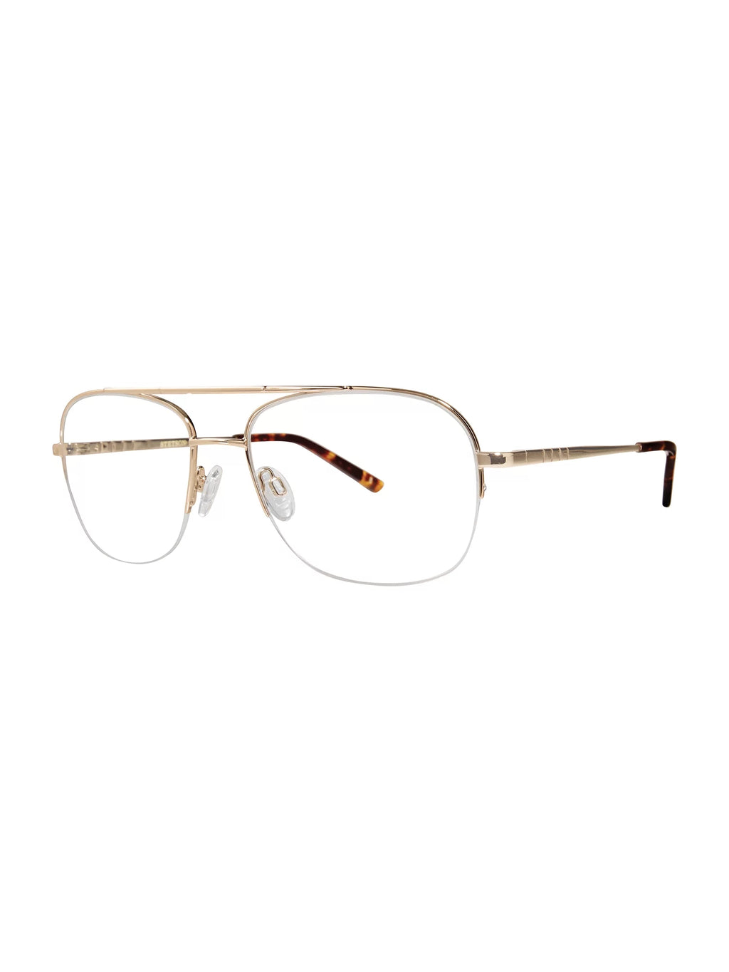 XL31, Gold, Square Men's 59-18-150, ST Eyeglasses, with Case Stetson