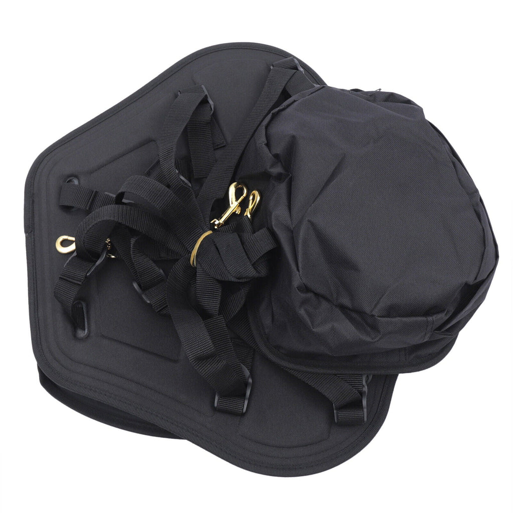 Seat Padded Seat Rafting, Storage Seat Deluxe Canoe Backpack Bag Storage Kayak Adjustable Kayaking, Boat Adjustable Backrest with Kayak Bag Canoeing, for Padded Detachable Drifting, Fishing