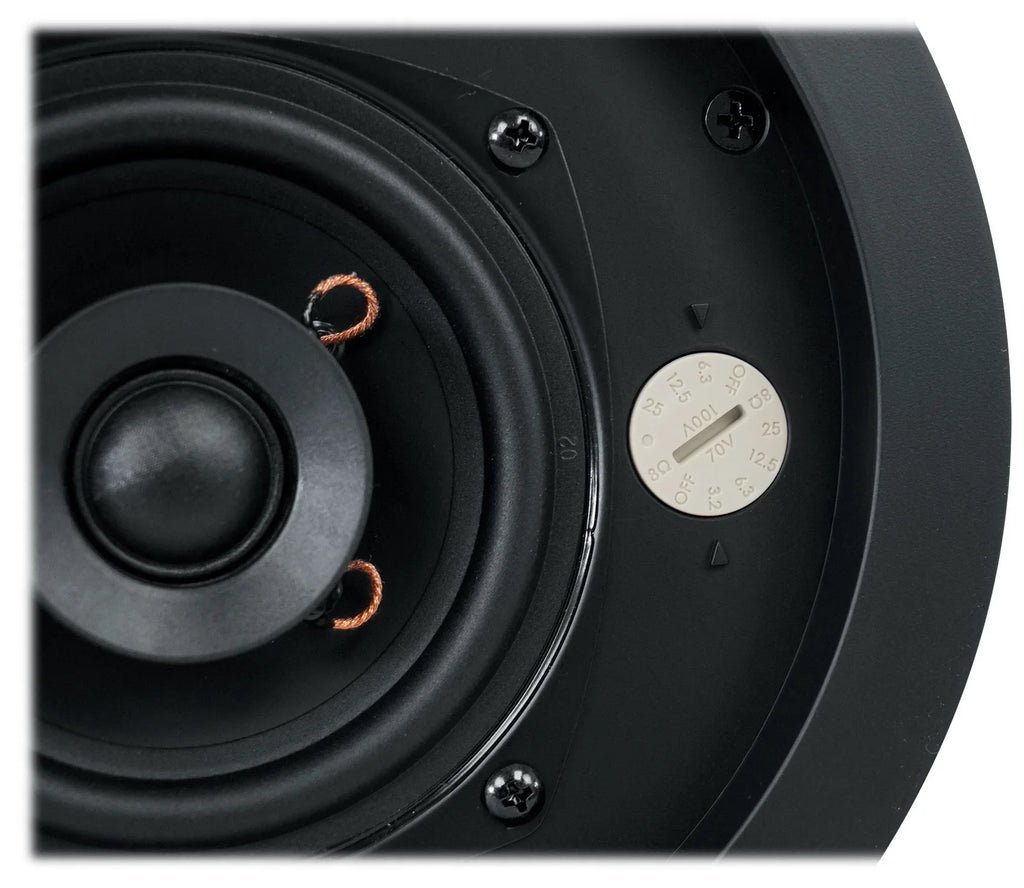 In-Ceiling 14C/T-BK 4" 70v JBL (10) 25w CONTROL Speakers+Amplifier Black