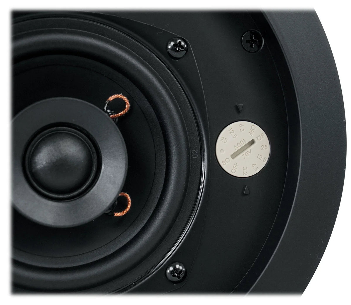 In-Ceiling 14C/T-BK 4" 70v JBL (10) 25w CONTROL Speakers+Amplifier Black