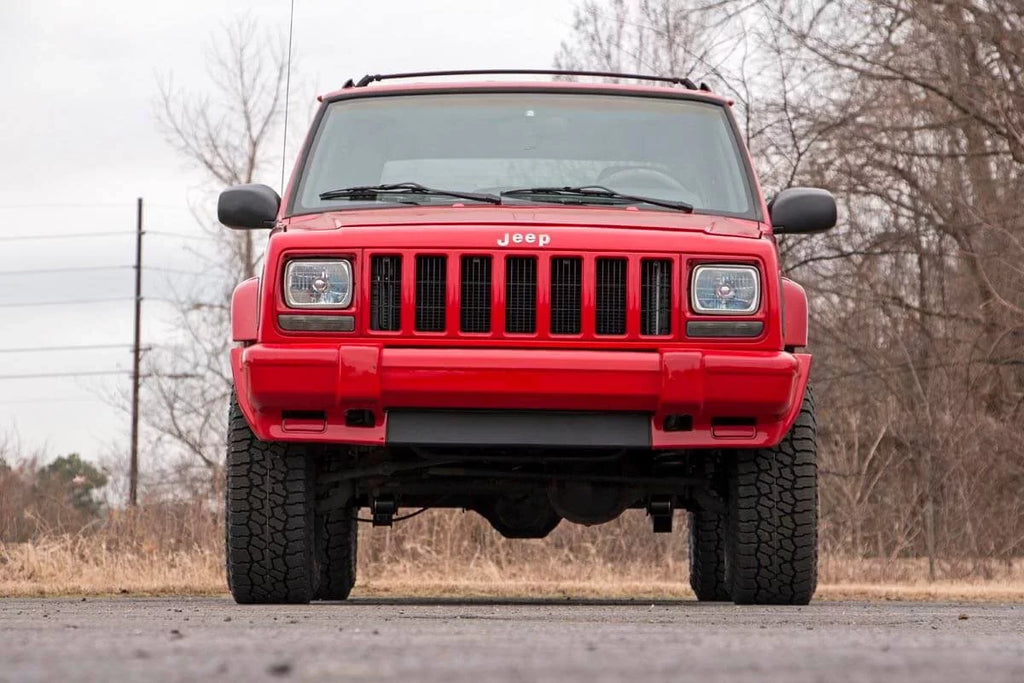 Add (fits) 670XN2 Jeep XJ Cherokee Leaf Rough Lift | Shocks Kit 1984-2001 Suspension Country Series II | 3" | N3