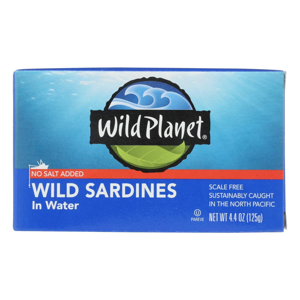 Planet - Sardines Of 4.375 12 - liquid Wild In Oz. Case