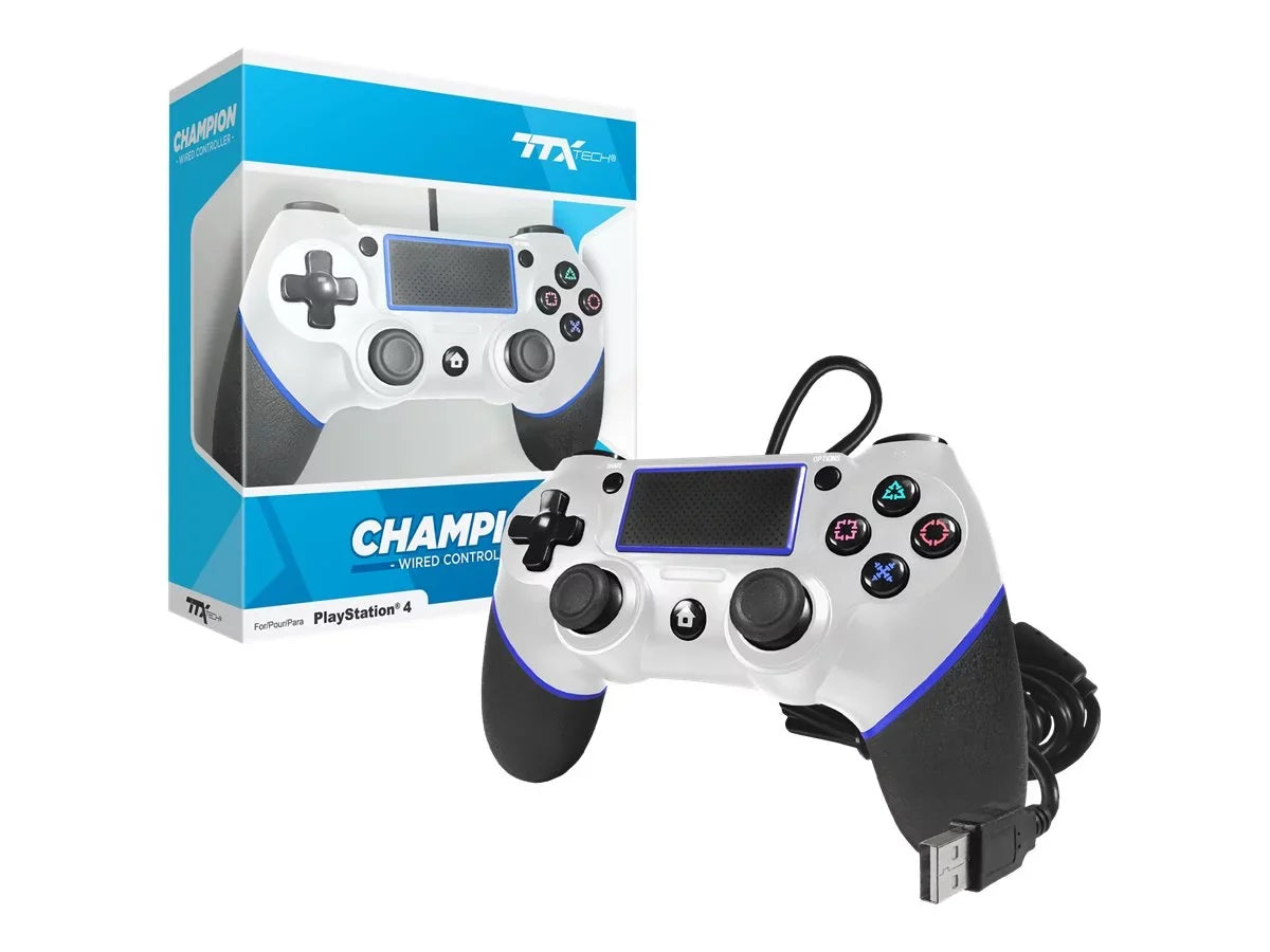 '- Gamepad TTX - 4 Champion PlayStation - for wired - white Tech